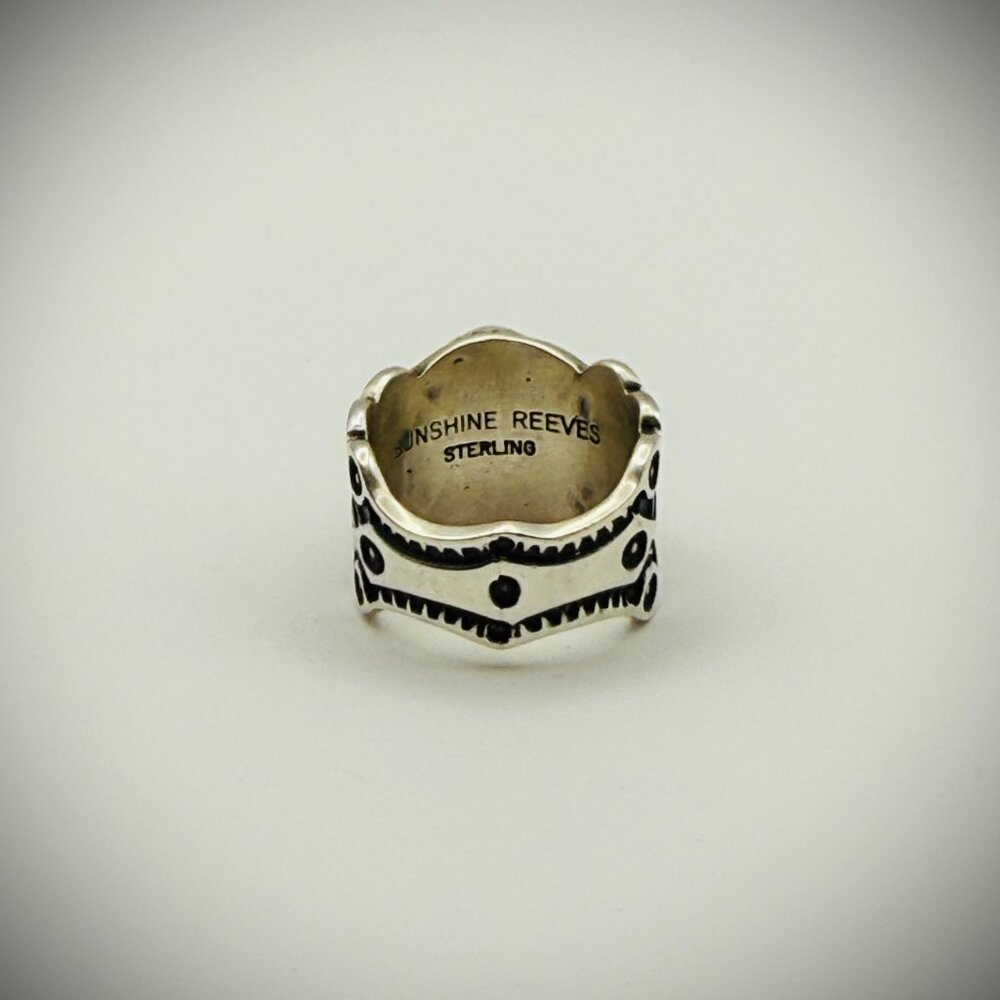 Sunshine Reeves Turquoise Ring – Sterling, 15g - Picture 2 of 5